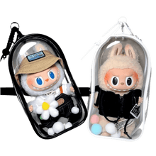 Transparent Beskyttelses Bag for Labubu med og uten tilbehør